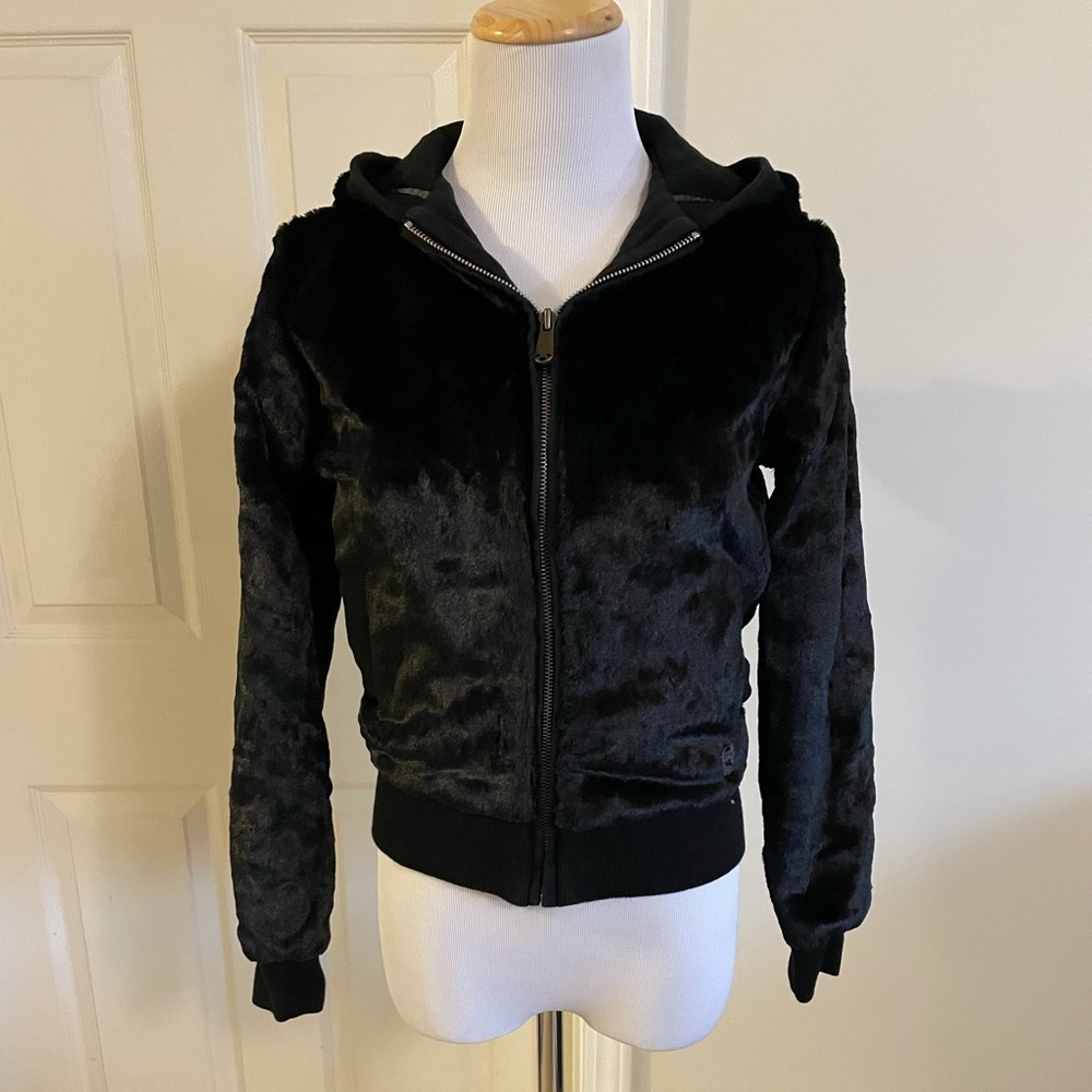 Vintage Killah super soft faux fur hoodie